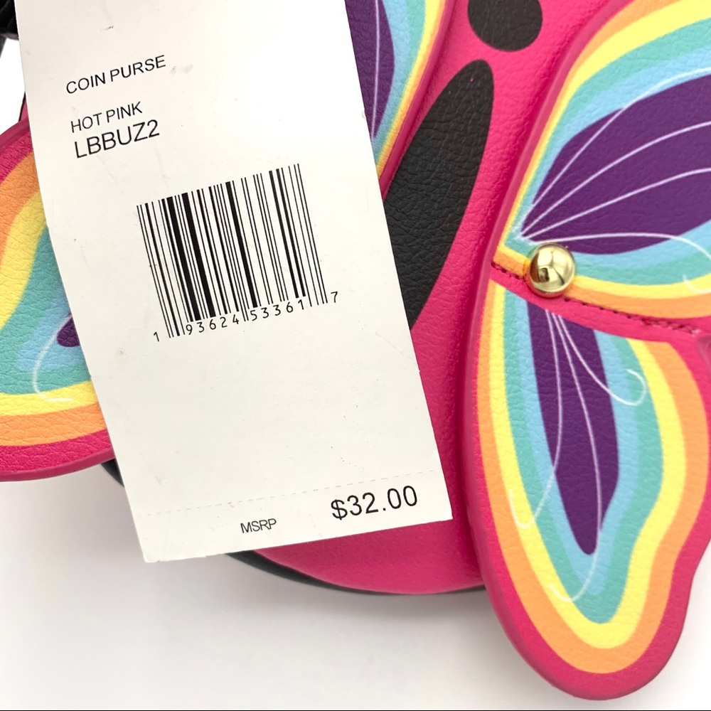 Betsey Johnson Butterfly Wristlet Wallet Bag - Picture 6 of 9